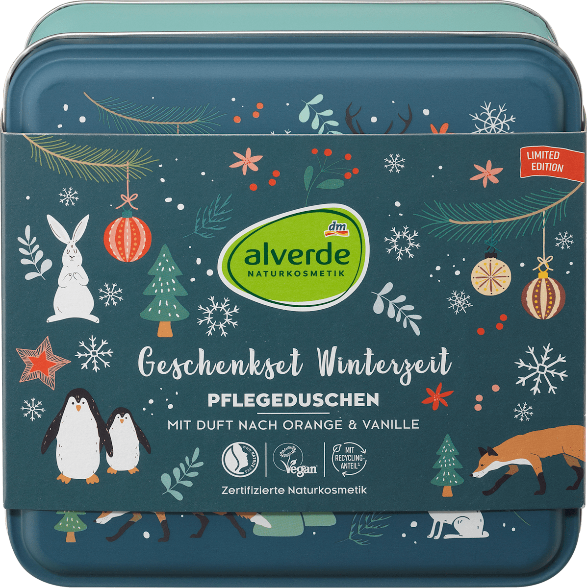 alverde NATURKOSMETIK Geschenkset Weihnachten Winterzeit 2tlg, 1 St