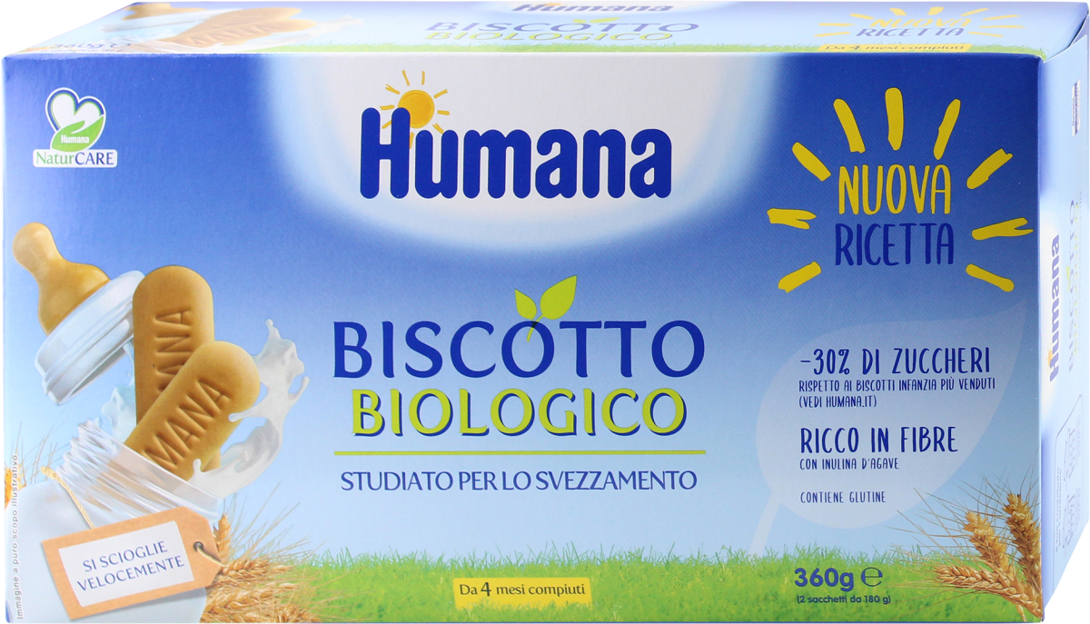 Humana NaturCARE Biscotto biologico, 360 g Acquisti online sempre  convenienti