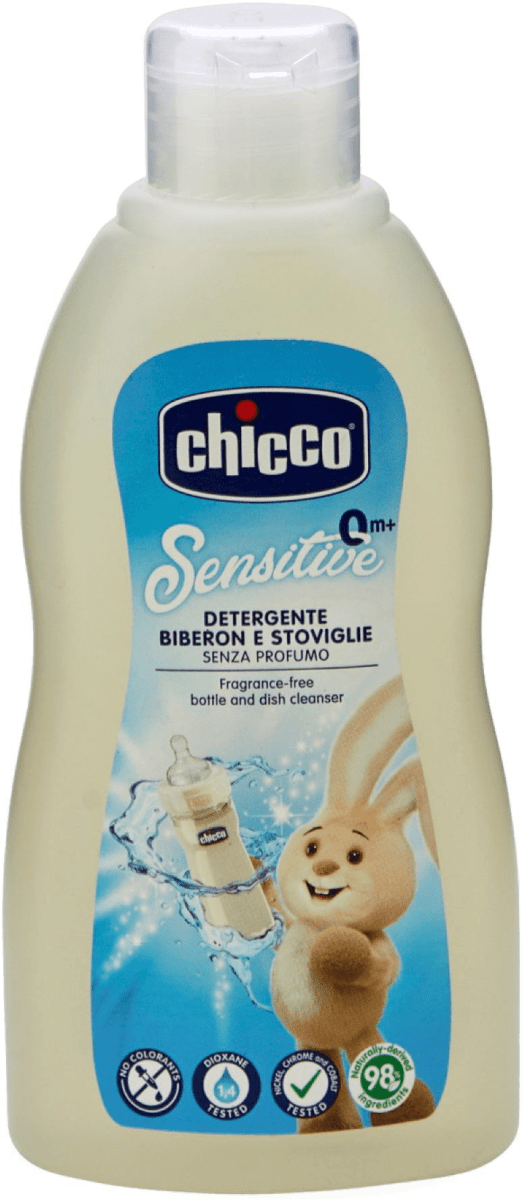 Chicco Detergente sensitive per biberon e stoviglie, 300 ml Acquisti online  sempre convenienti