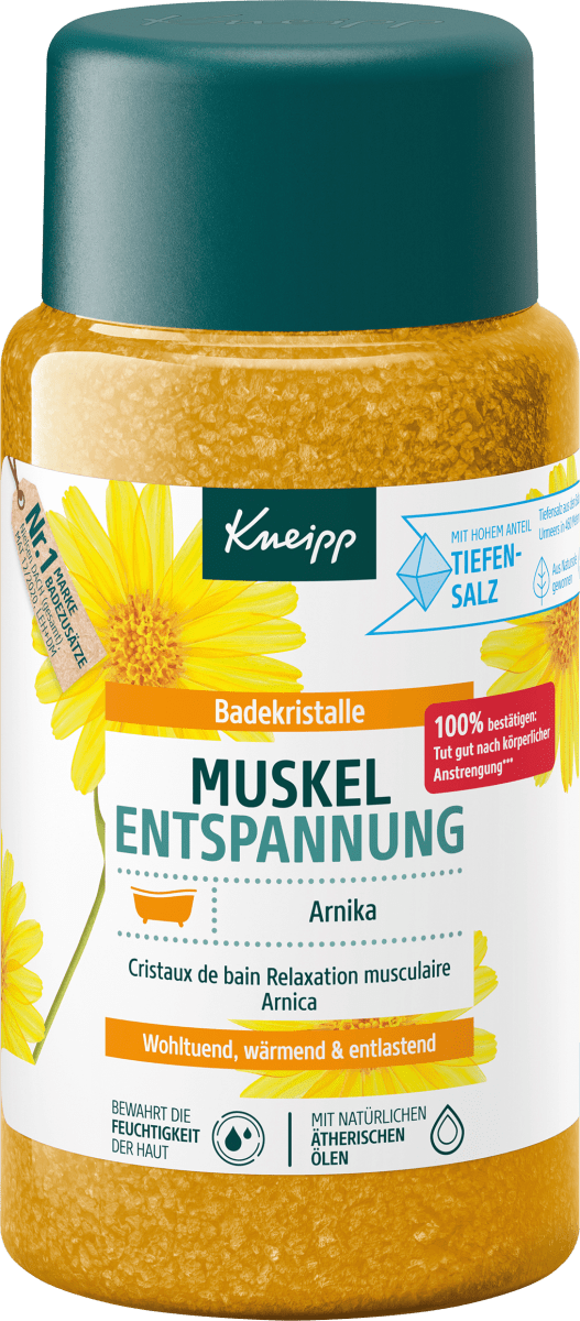 Kneipp Cristalli da bagno rilassa muscoli con arnica, 600 g Acquisti online  sempre convenienti