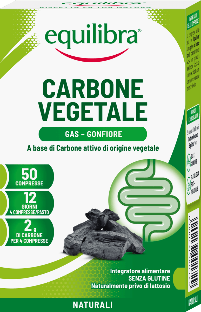 equilibra Carbone vegetale, 50 pz Acquisti online sempre convenienti