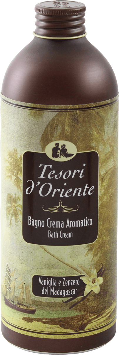 Tesori d'Oriente Vaniglia e Zenzero Bagno crema aromatico, 500 ml