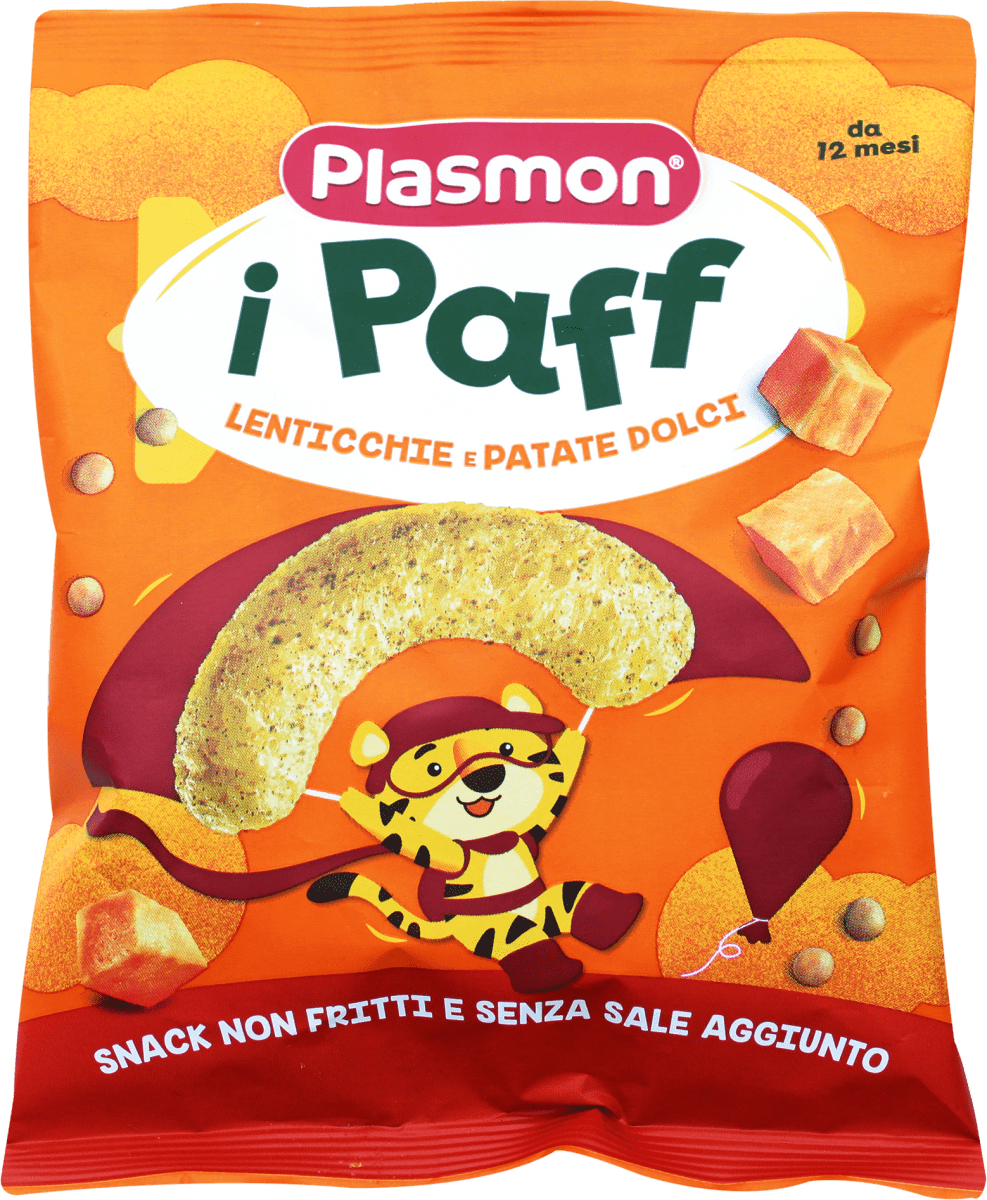 Plasmon Paff con lenticchie e patate dolci, 15 g Acquisti online sempre  convenienti