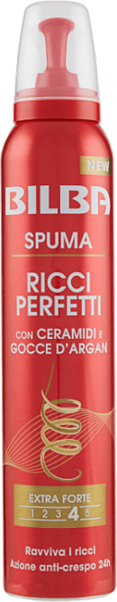 Bilba Spuma Ricci Perfetti con Ceramidi e Gocce d'Argan 200 ml