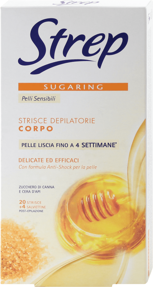 Strep Sugaring Strisce depilatorie corpo, 20 pz Acquisti online