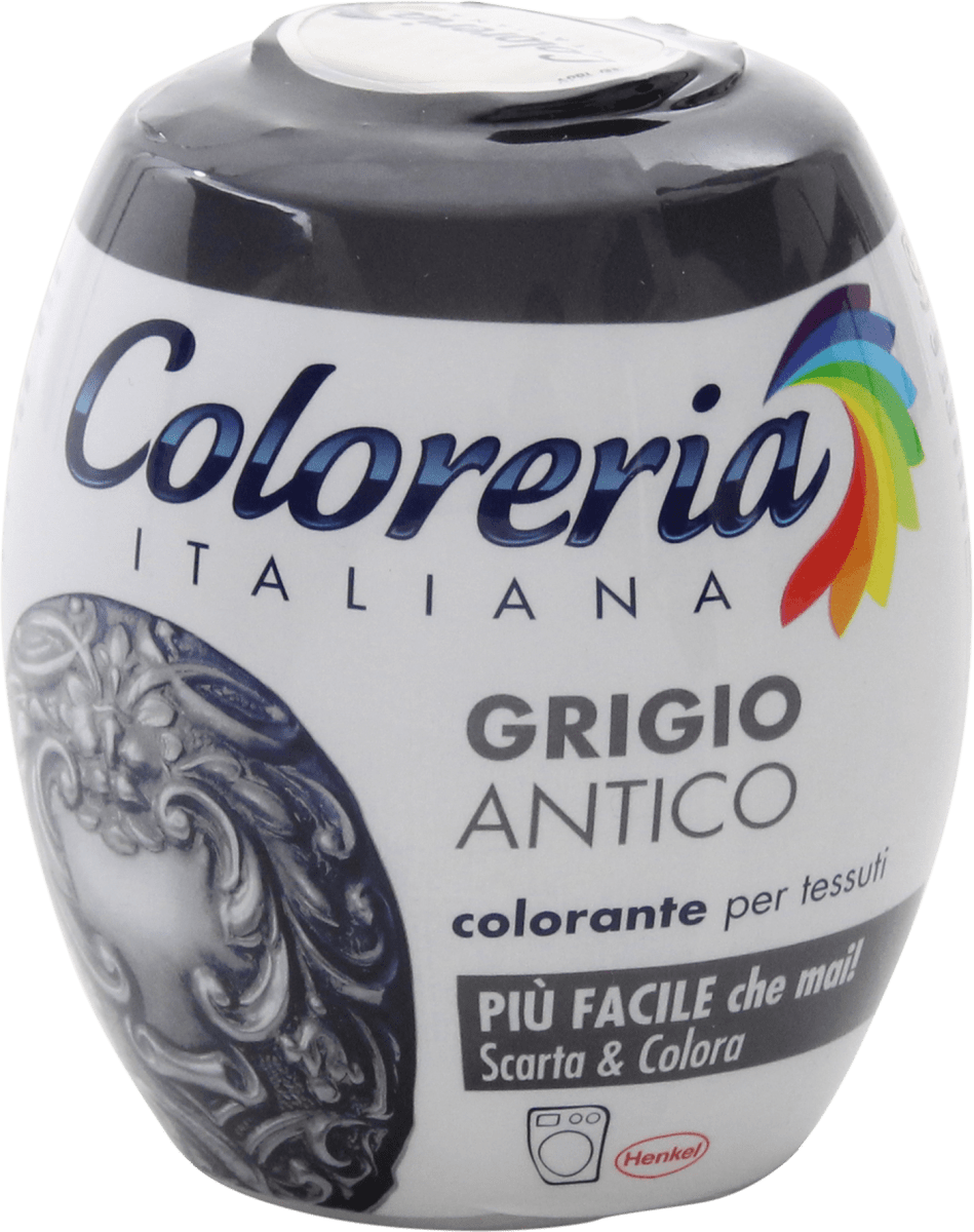 Colorante Per Tessuti Grigio Antico Coloreria Italiana g 350