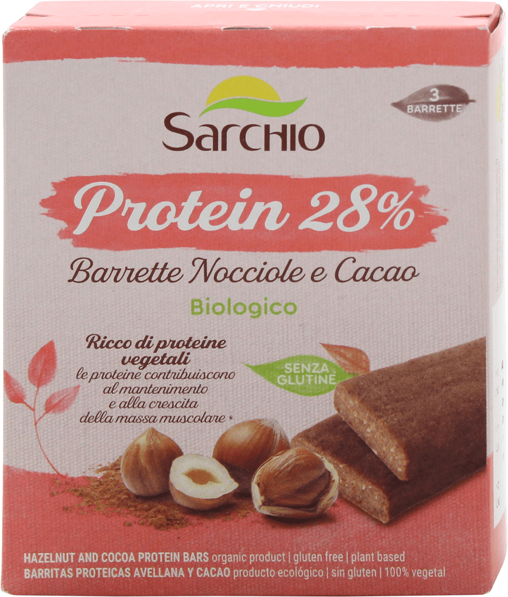 Sarchio Barrette proteiche nocciole e cacao, 135 g Acquisti online