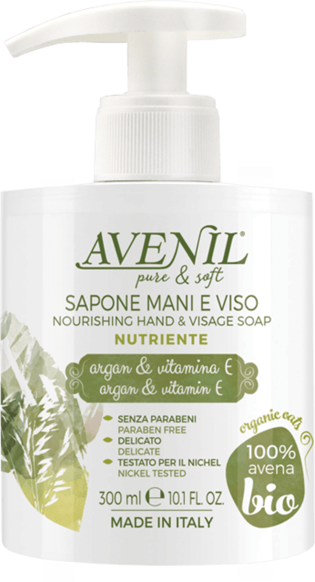 Avenil Sapone mani e viso nutriente con argan e vitamina E, 250 ml Acquisti  online sempre convenienti