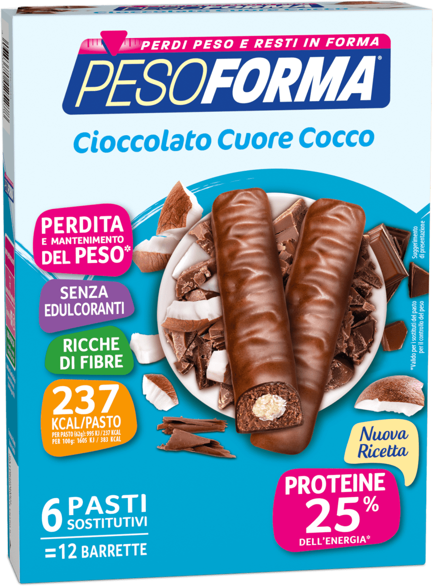 PESOFORMA Barrette cocco, 372 g Acquisti online sempre convenienti