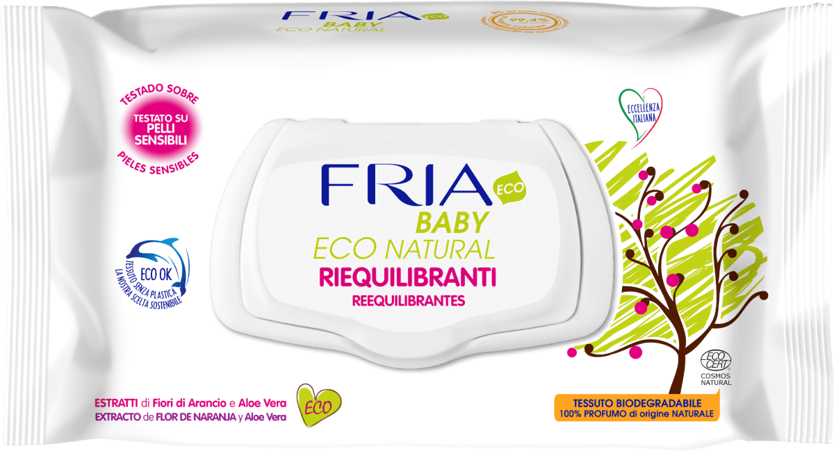 FRIA Baby Eco Natural Salviette riequilibranti, 72 pz Acquisti online  sempre convenienti