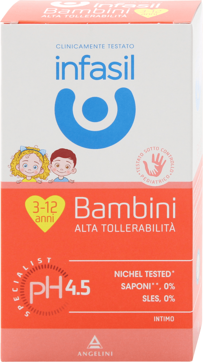infasil Detergente intimo Bambini Alta Tollerabilità 3-12 anni, 200 ml  Acquisti online sempre convenienti