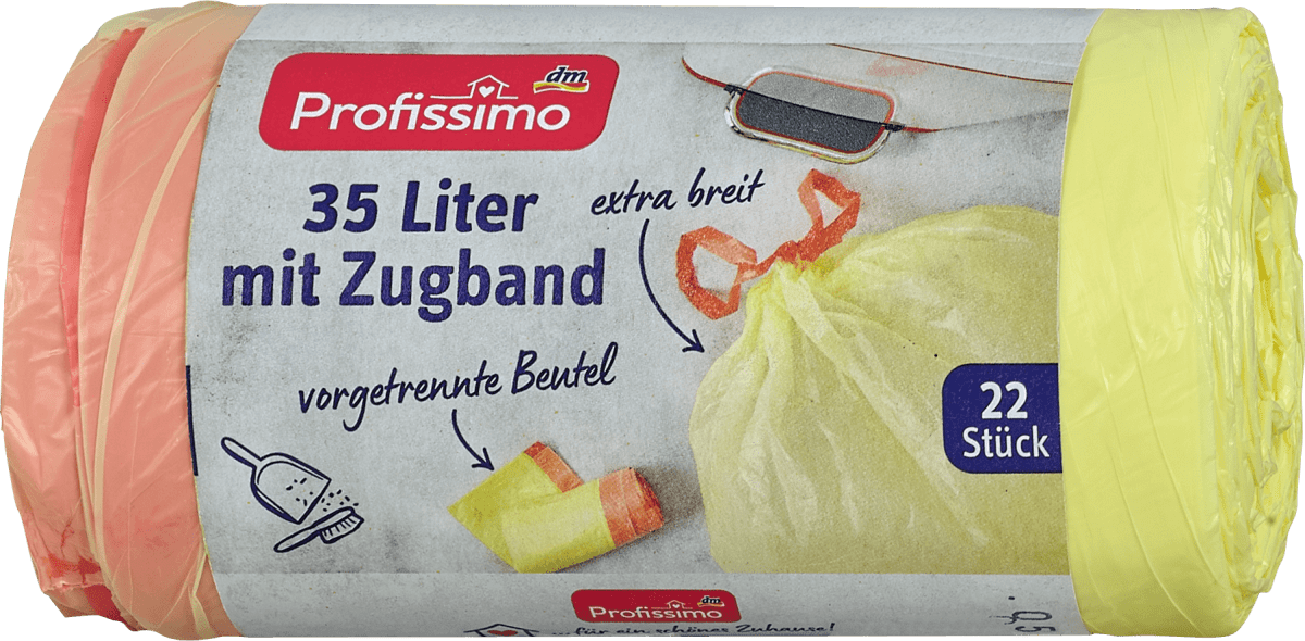 Müllsack Müllbeutel Mülltüten Abfallsack 25 l 40er Rolle transparent ohne  Zugband | STABILO mehr als nur Baumarkt!