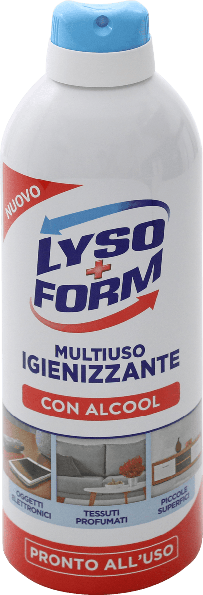 LYSOFORM - 101104845 - Disinfettante multiuso alcohol plus professional -  750 ml spray - 7615400813438