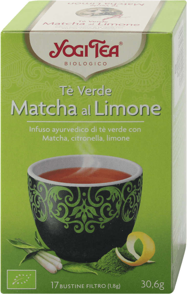 YOGI TEA Tè verde Matcha al limone, 30,6 g Acquisti online sempre