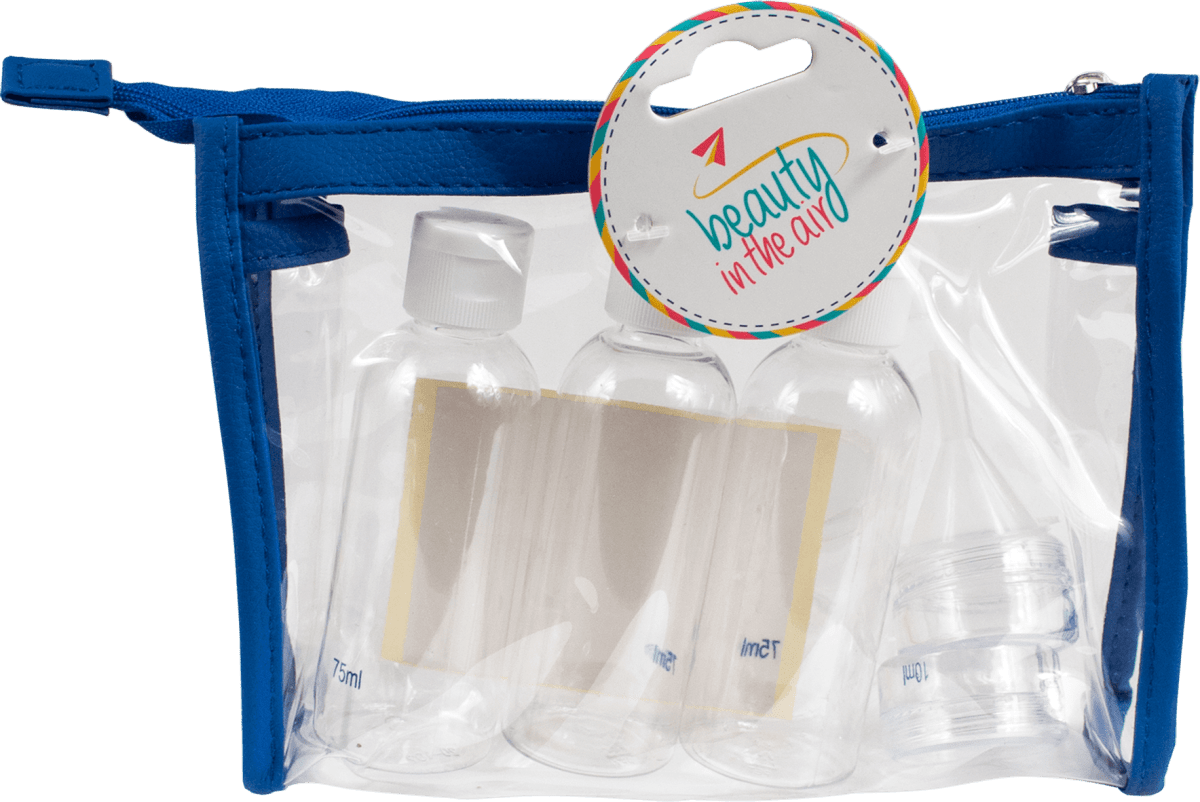 Bottiglie di Viaggio 100 ml,10 flaconi liquidi da riempire con Viaggio Aereo con 4 Imbuti,ContenitoriContenitori di plastica trasparente, bottiglie per cosmetici per Shampoo Lozioni Liquide Creme