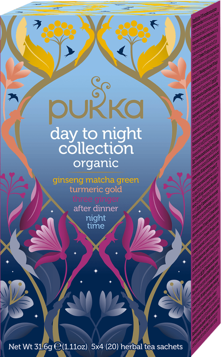 pukka Tè e tisane Day To Night Collection, 32 g Acquisti online sempre  convenienti