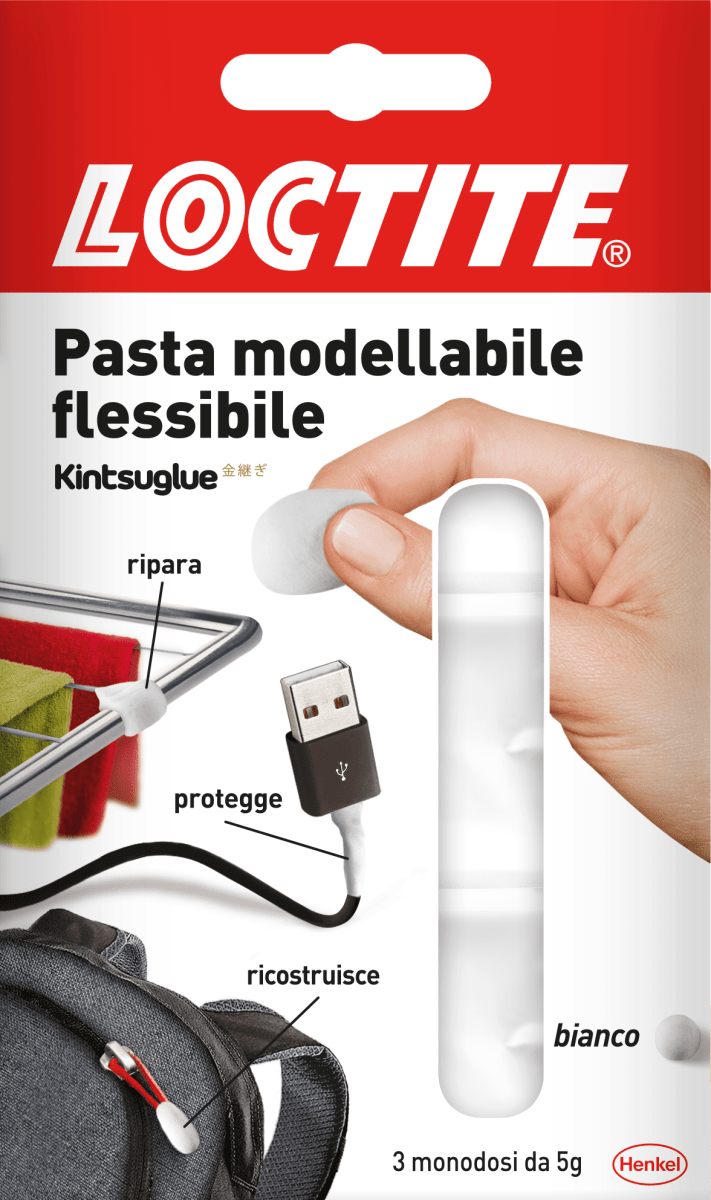 Loctite Pasta modellabile flessibile bianca 95641 8004630919710