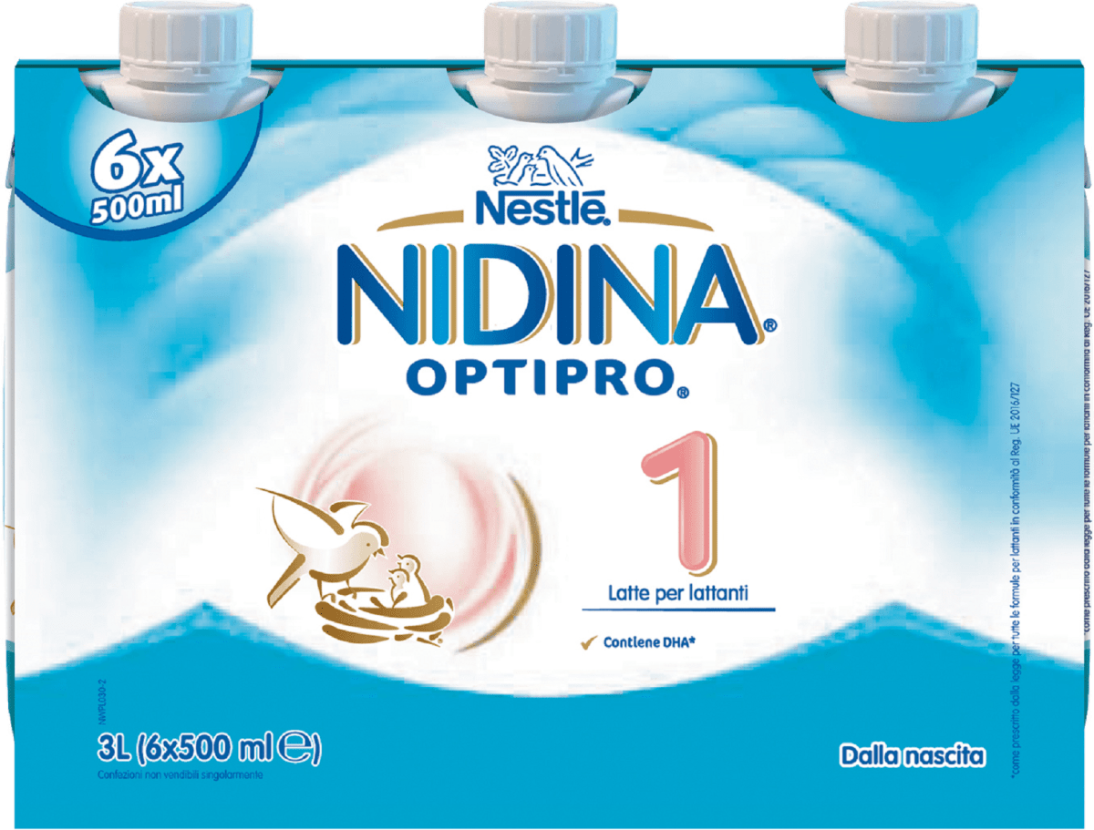 Nestlé Nidina Latte per lattanti liquido 1, 3 l Acquisti online