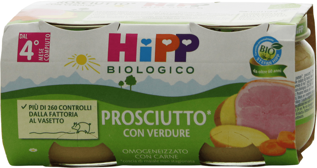 HIPP Omogeneizzato prosciutto con verdure, 160 g Acquisti online