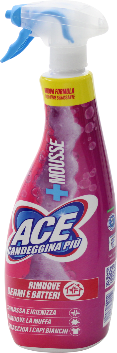 ACE Sgrassatore con candeggina spray mousse, 700 ml Acquisti online sempre  convenienti
