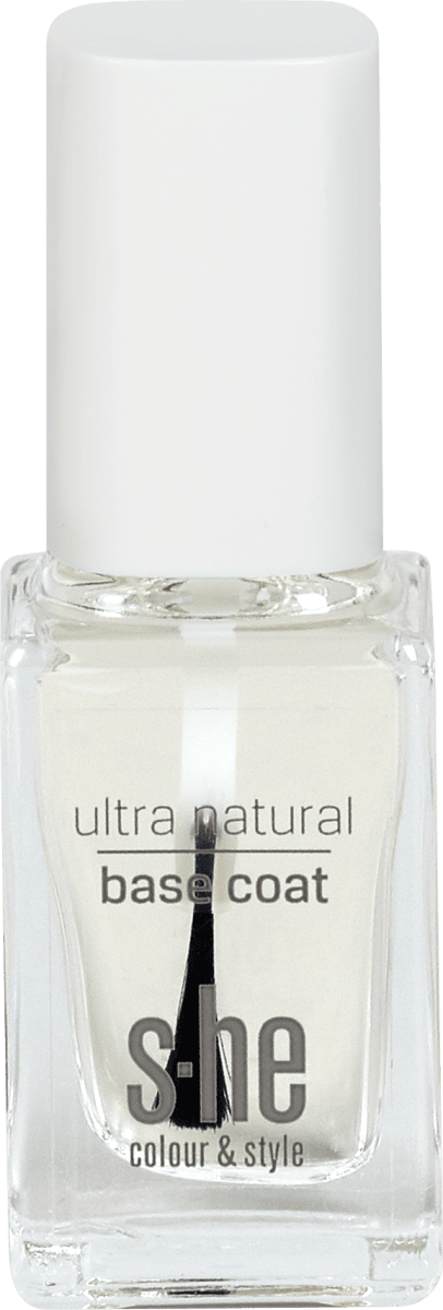 s-he colour&style Base Coat Natural, 10 ml Ultra