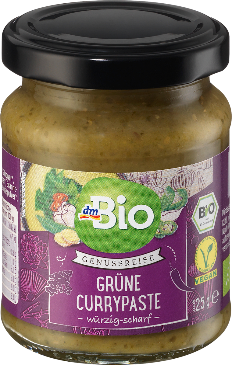 dmBio Gewürzzubereitung Grüne Currypaste, 125 g | dm.at