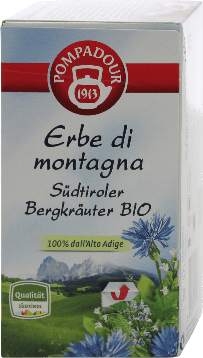 POMPADOUR Infuso biologico di erbe di montagna, 45 g Acquisti online sempre  convenienti