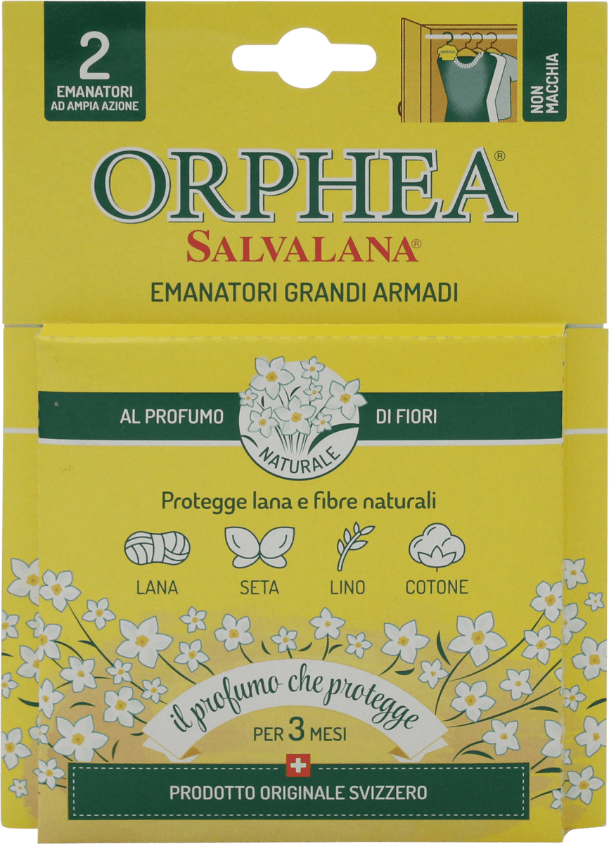 ORPHEA Salvalana - Emanatori grandi armadi al profumo naturale di fiori, 2  pz Acquisti online sempre convenienti