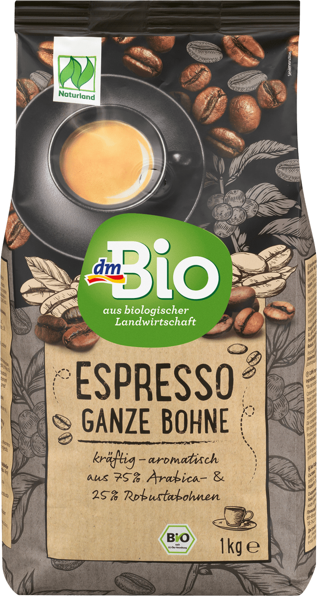 dmBio Caffè macinato per espresso, 250 g Acquisti online sempre convenienti