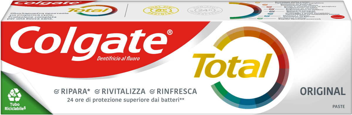 Colgate Dentifricio Total Original, 75 ml Acquisti online sempre  convenienti