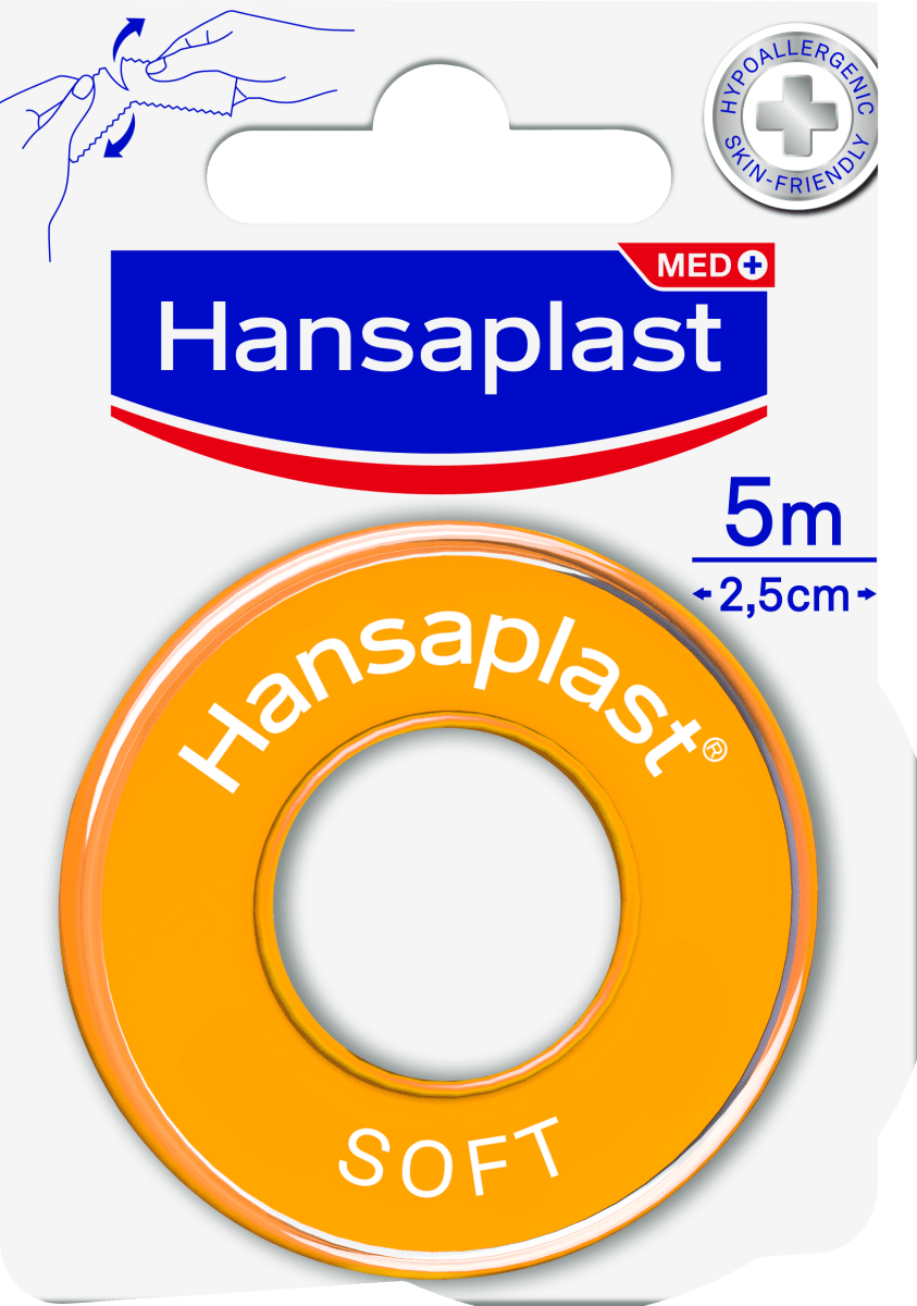 Hansaplast Cerotto su rocchetto 5mx2,5cm, 1 pz Acquisti online sempre  convenienti