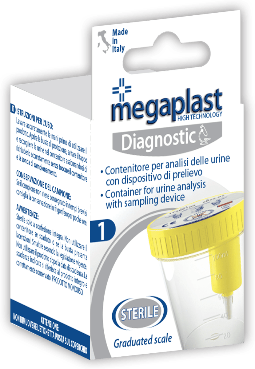 megaplast Contenitore sterile per urine, 120 pz Acquisti online sempre  convenienti