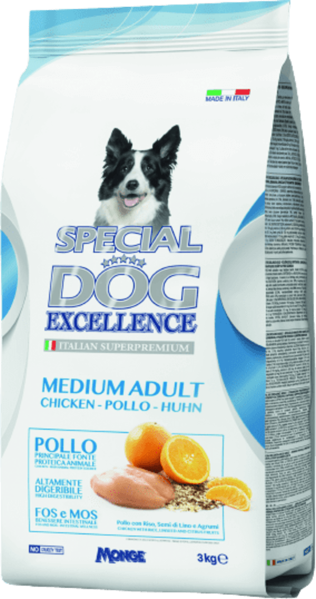 SPECIAL DOG EXCELLENCE Cibo secco per cani al gusto pollo , 3 kg Acquisti  online sempre convenienti