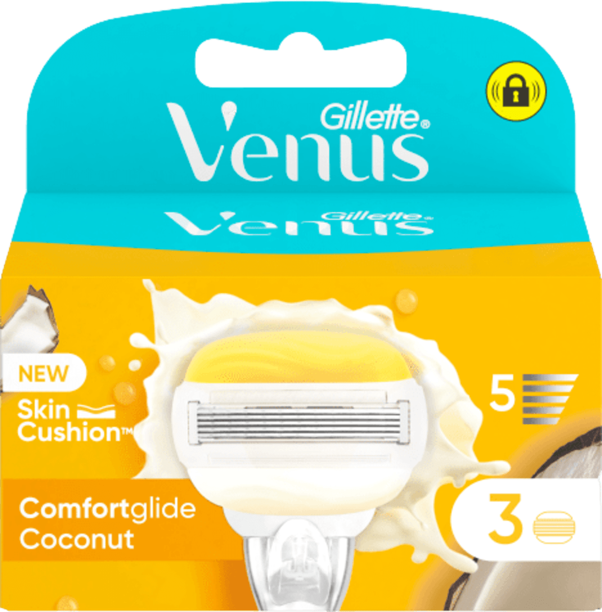 Gillette Venus Venus Coconut 3 lamette di ricambio per rasoio