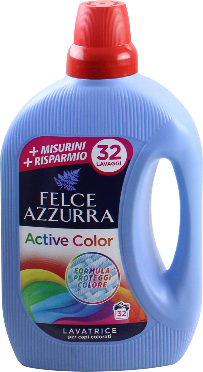 FELCE AZZURRA Detersivo lavatrice active color, 1,59 l Acquisti online  sempre convenienti