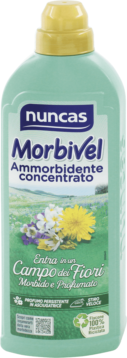 nuncas MorbiVel ammorbidente concentrato campo dei fiori, 750 ml