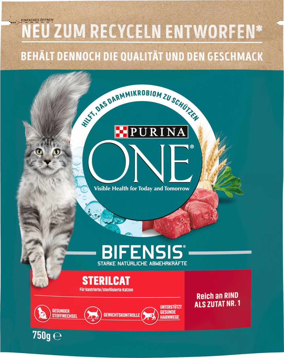 PURINA ONE Sterilcat cibo secco al gusto manzo, 750 g Acquisti online  sempre convenienti