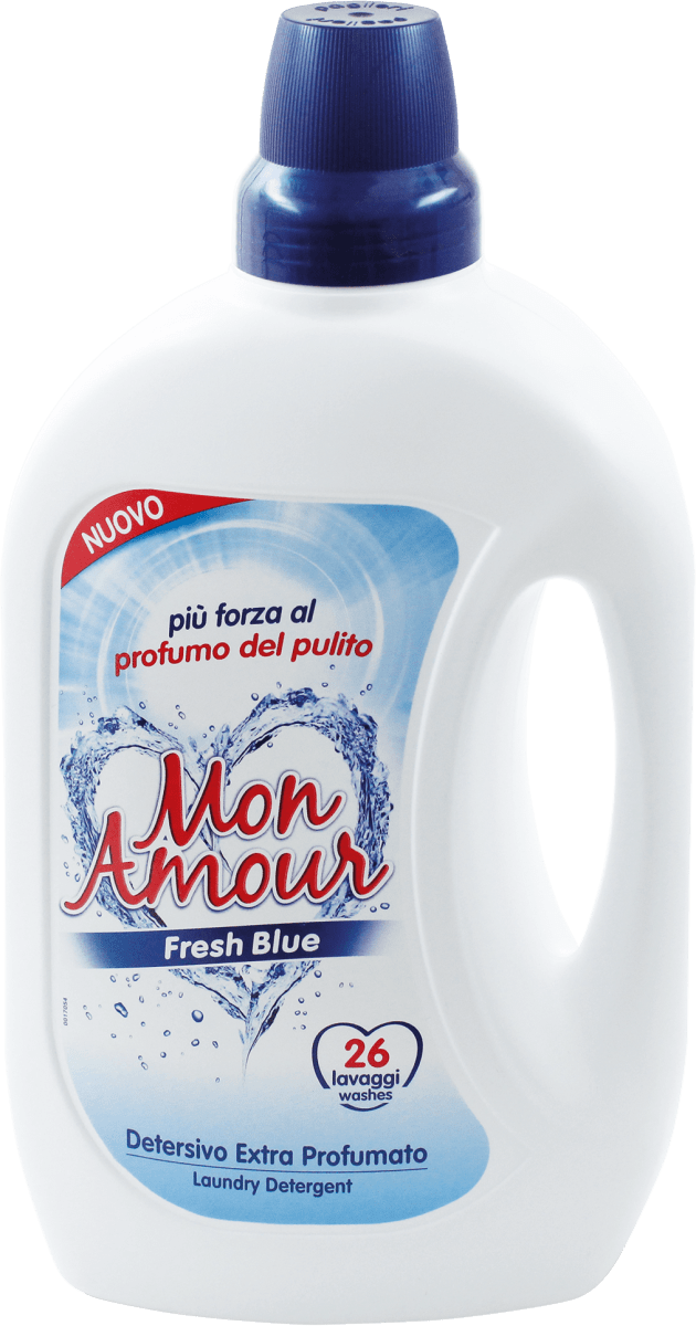 Mon Amour Detersivo Extra Profumato Fresh Blue, 1,56 l Acquisti