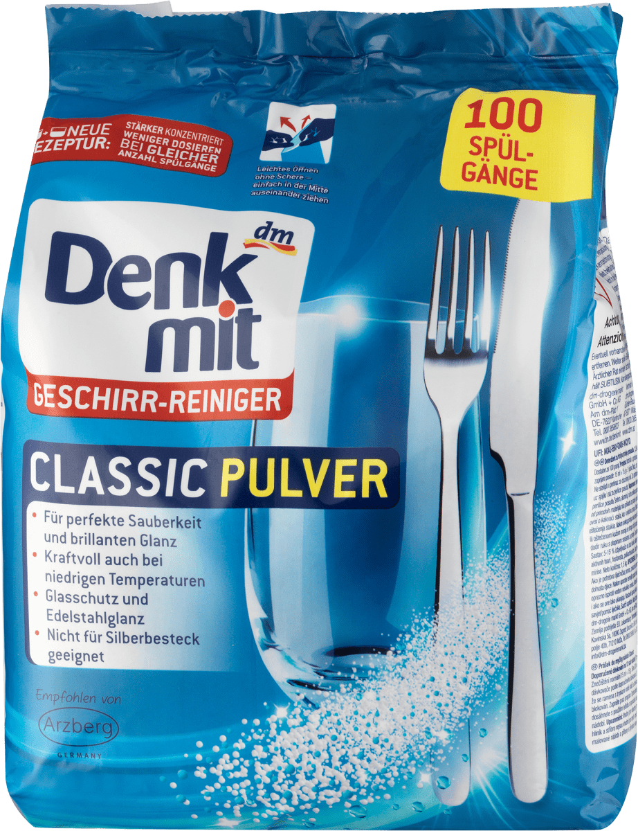 Denkmit Detersivo in polvere per lavastoviglie Classic, 1,8 kg