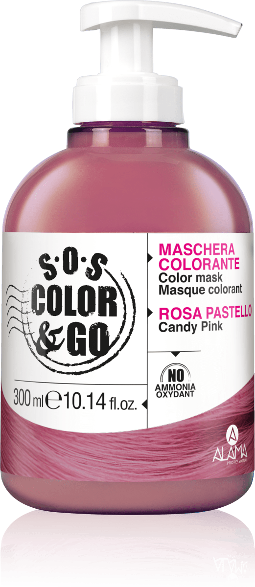 SOS Color&Go maschera colorata rosa, 300 ml