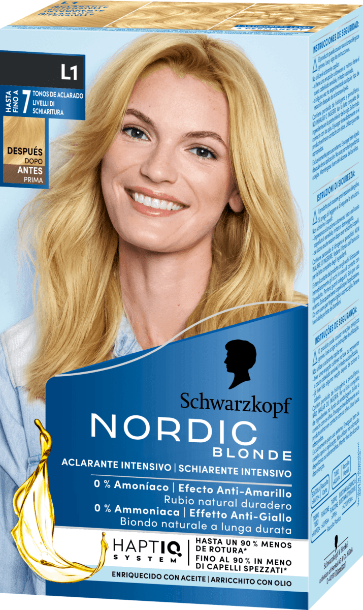 Schwarzkopf Colorazione Nordic Blonde Schiarente, 1 pz Acquisti online  sempre convenienti