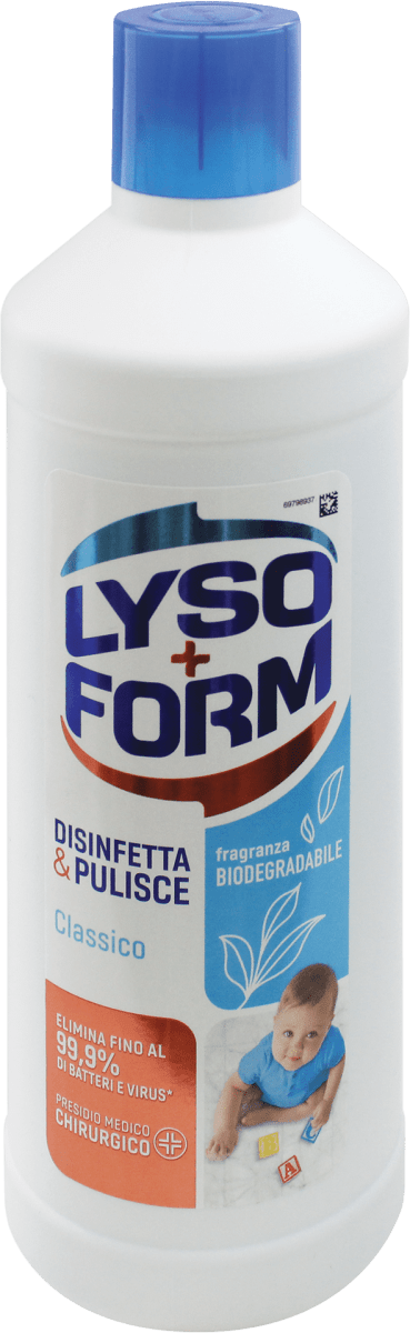 LYSOFORM Detersivo per pavimenti disinfettante classico, 1,1 l