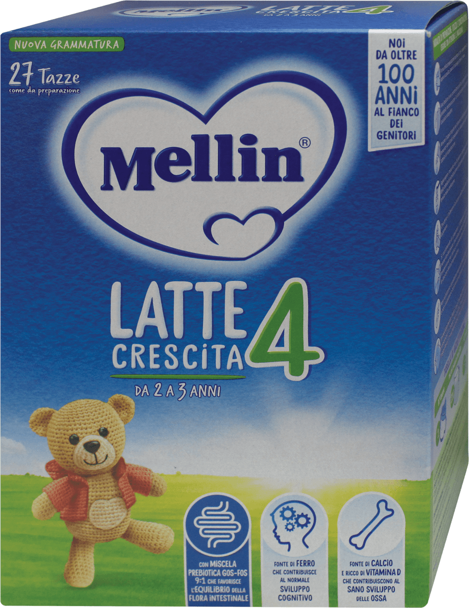 Mellin 3 Latte Crescita Liquido 1-2 Anni 500ml