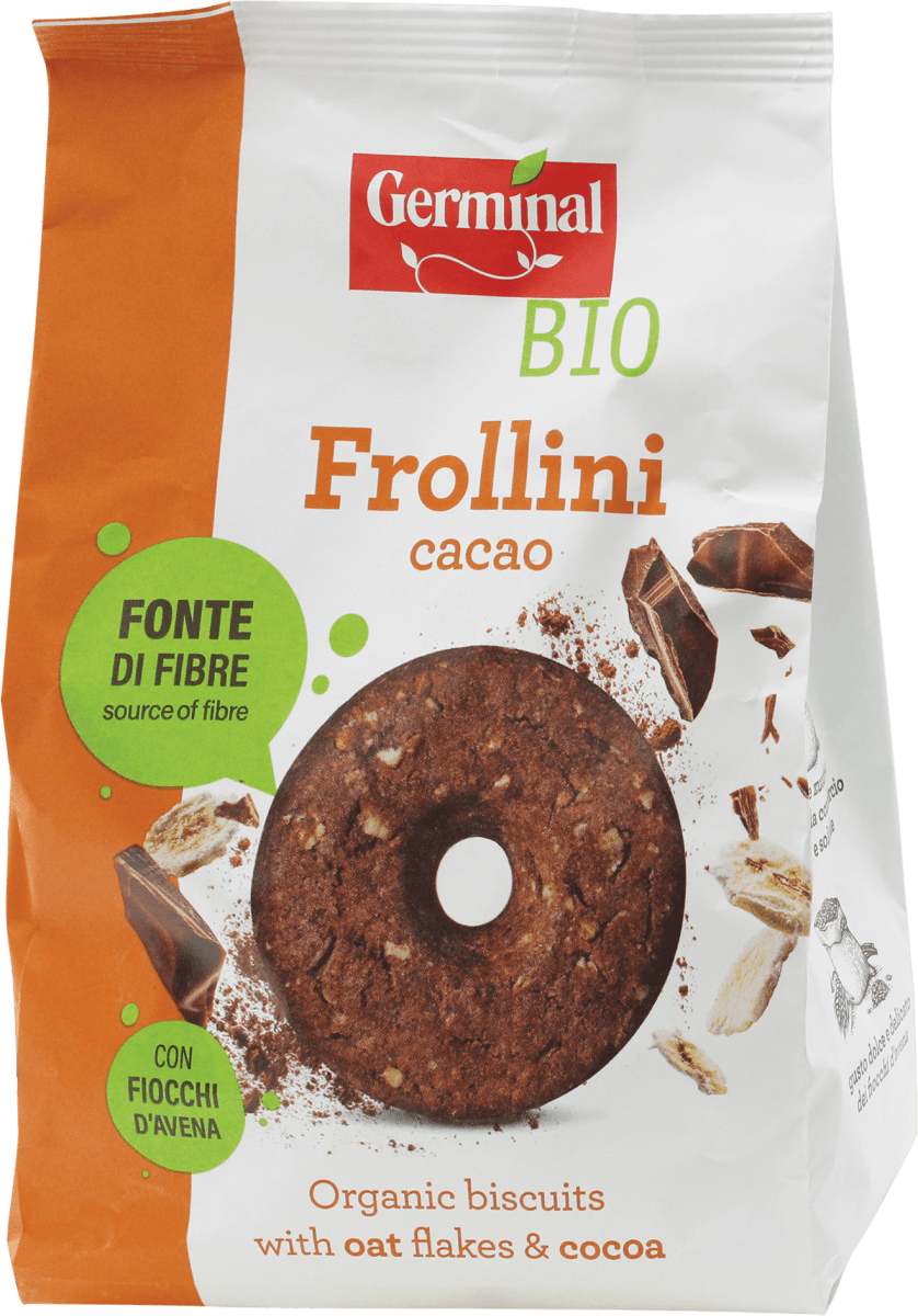 Germinal BIO Frollini cacao con fiocchi d'avena, 280 g Acquisti online  sempre convenienti