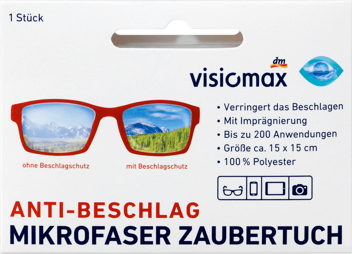 visiomax Panno in microfibra antiappannante, 1 pz Acquisti online sempre  convenienti