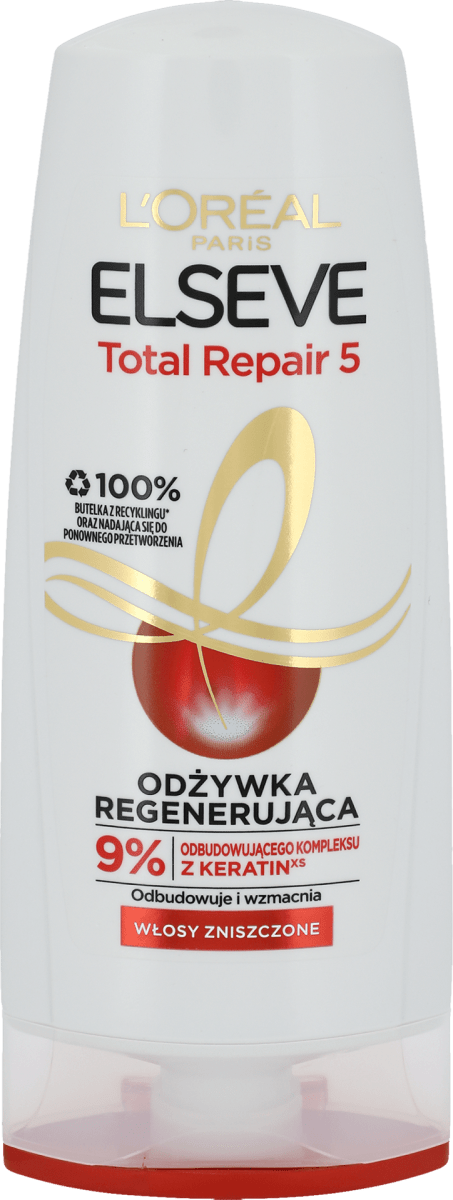 Elseve Total Repair 5 Odżywka Regenerująca do włosów zniszczonych, 200 ...