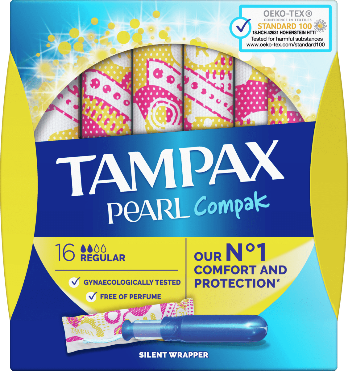 Tampax Tampony Compak Pearl Regular, 16 szt. kupuj w zawsze korzystnych