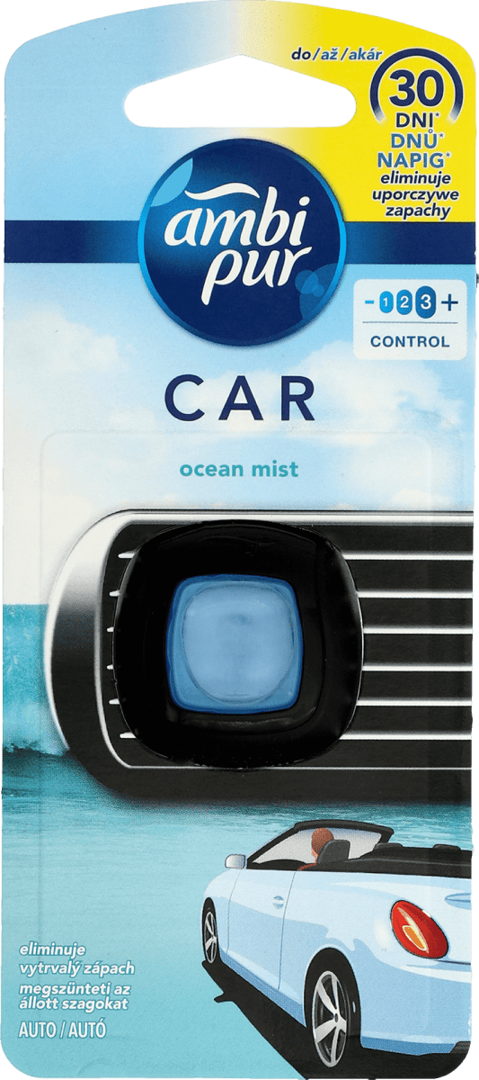 Ambi Pur Odświeżacz powietrza do samochodu Ocean & Wind, 2 ml kupuj online,  zawsze w najniższych cenach