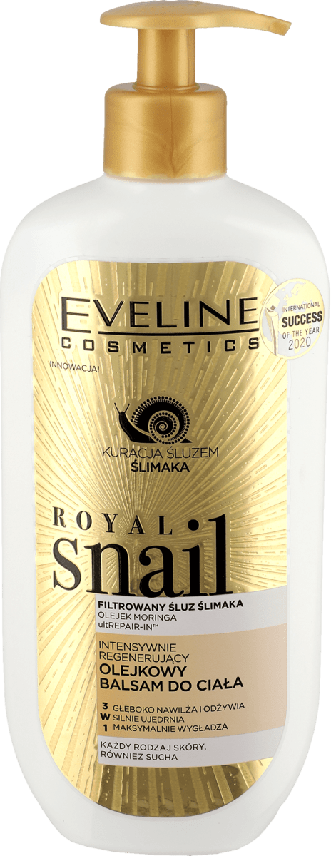 EVELINE COSMETICS ROYAL SNAIL OLEJKOWY BALSAM DO CIAŁA, 350 ml kupuj ...