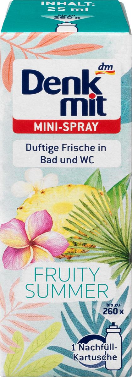 Denkmit Lufterfrischer Minispray Fruity Summer Nachfüllpack, 25 ml  dauerhaft günstig online kaufen